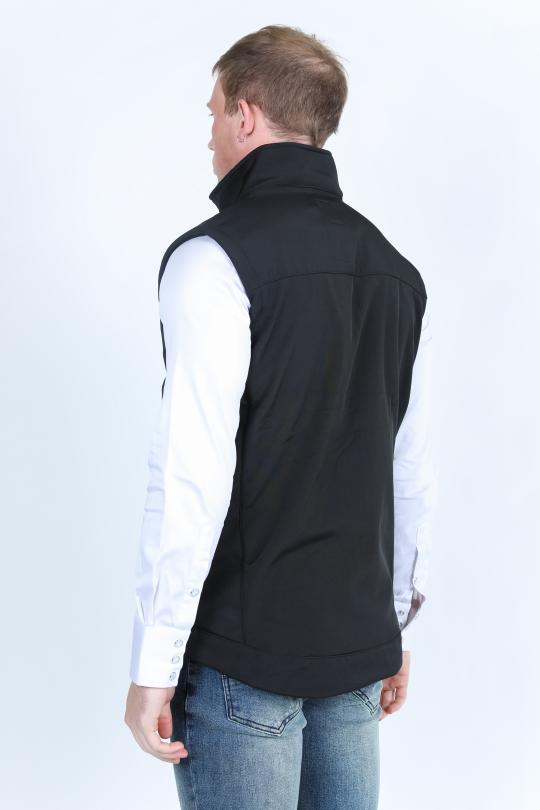 Softshell Concealed Carry Gilet | Men's Gilet | Men Softshell Tactical Vest Black Charcoal
