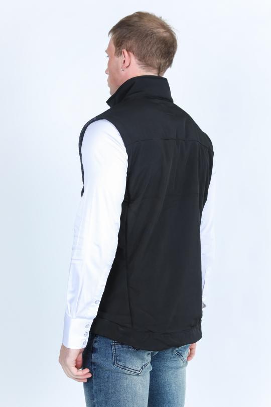 Softshell Concealed Carry Gilet | Men's Gilet | Men Softshell Stretch Black Charcoal