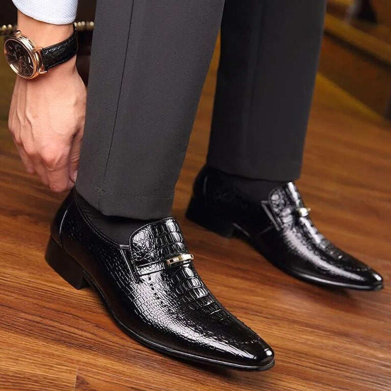 Sterling Croc Shoes | Women's Croc-Effect Fashion Shoes | Textured Casual Shoes UK