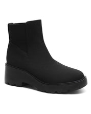 Everly | Platform Boots | Women's Knit Black
