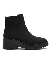 Everly | Platform Boots | Women's Knit Black