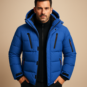 Aldgate Padded Winter Jacket | Men's Hooded Quilted Puffer Jacket | Warm Heavyweight Outerwear UK