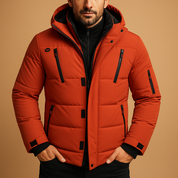 Aldgate Padded Winter Jacket | Men's Hooded Quilted Puffer Jacket | Warm Heavyweight Outerwear UK