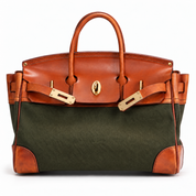 Eleanor Weekender Bag – Premium Canvas Travel Tote Large Holdall Autumn Winter