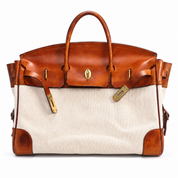 Eleanor Weekender Bag – Premium Canvas Travel Tote Large Holdall Autumn Winter