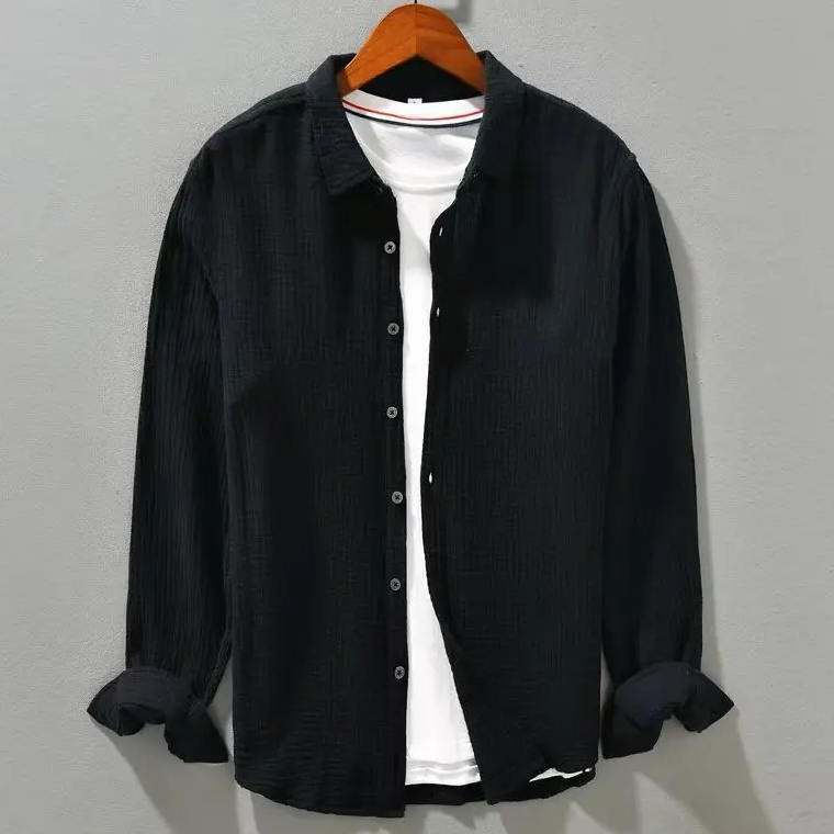 Kensington Pleated Layered Shirt | Men's Cotton Oxford Shirt | Smart Casual Button-Down UK