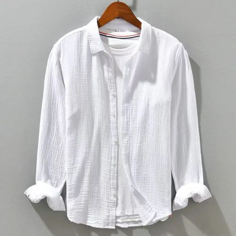 Kensington Pleated Layered Shirt | Men's Cotton Oxford Shirt | Smart Casual Button-Down UK