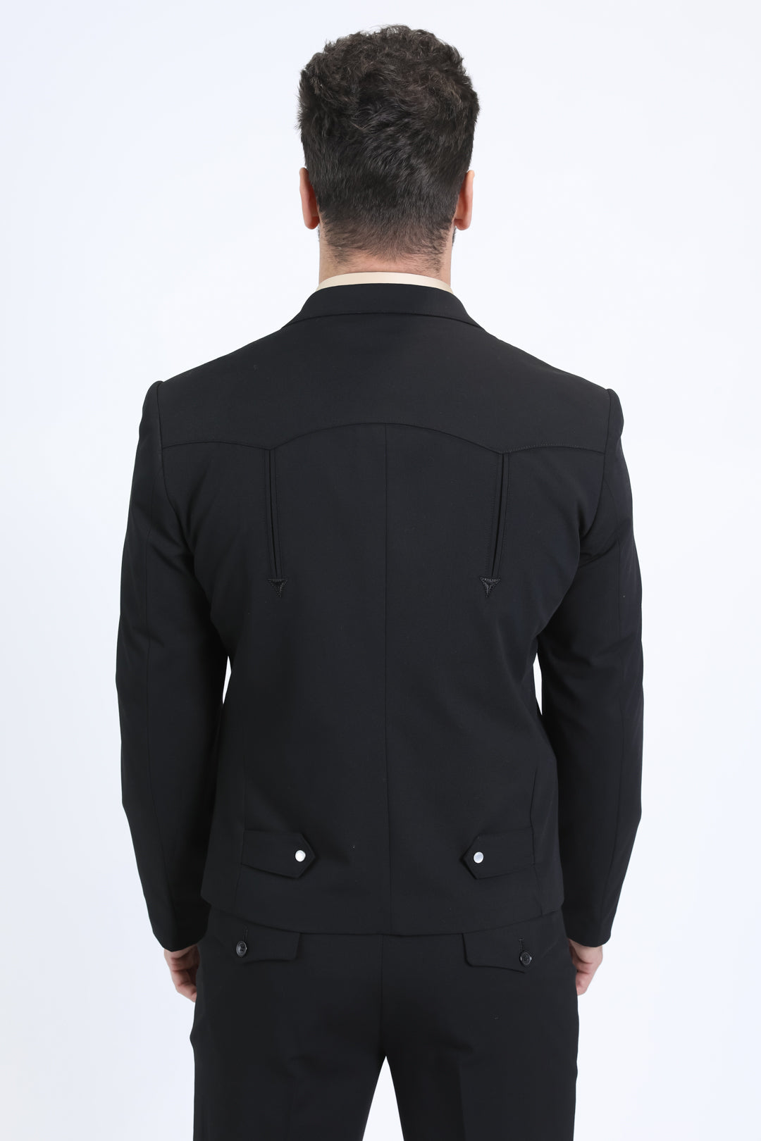 Wessex Double-Breasted Suit | Suit | Men's Black Double-Breasted Formal