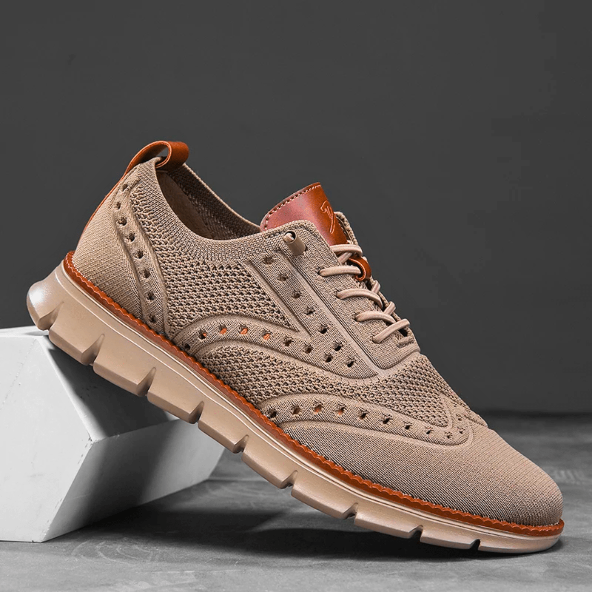 Rex Hybrid Knit Trainers | Men's Mesh Knit Breathable Trainers | Lightweight Running Shoes UK
