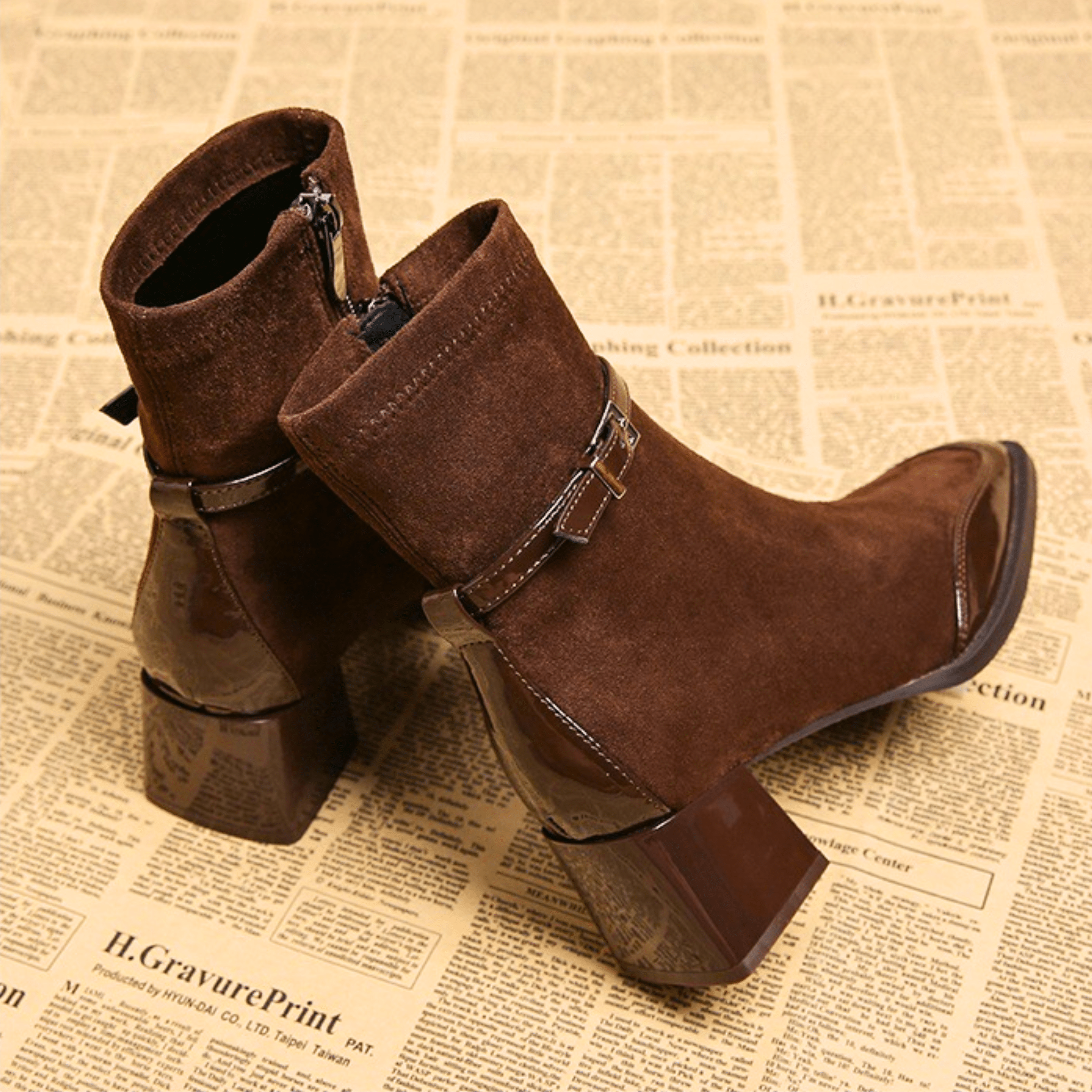 Willoughby Boot | Women's Leather Ankle Boots | Classic Heeled Boots UK