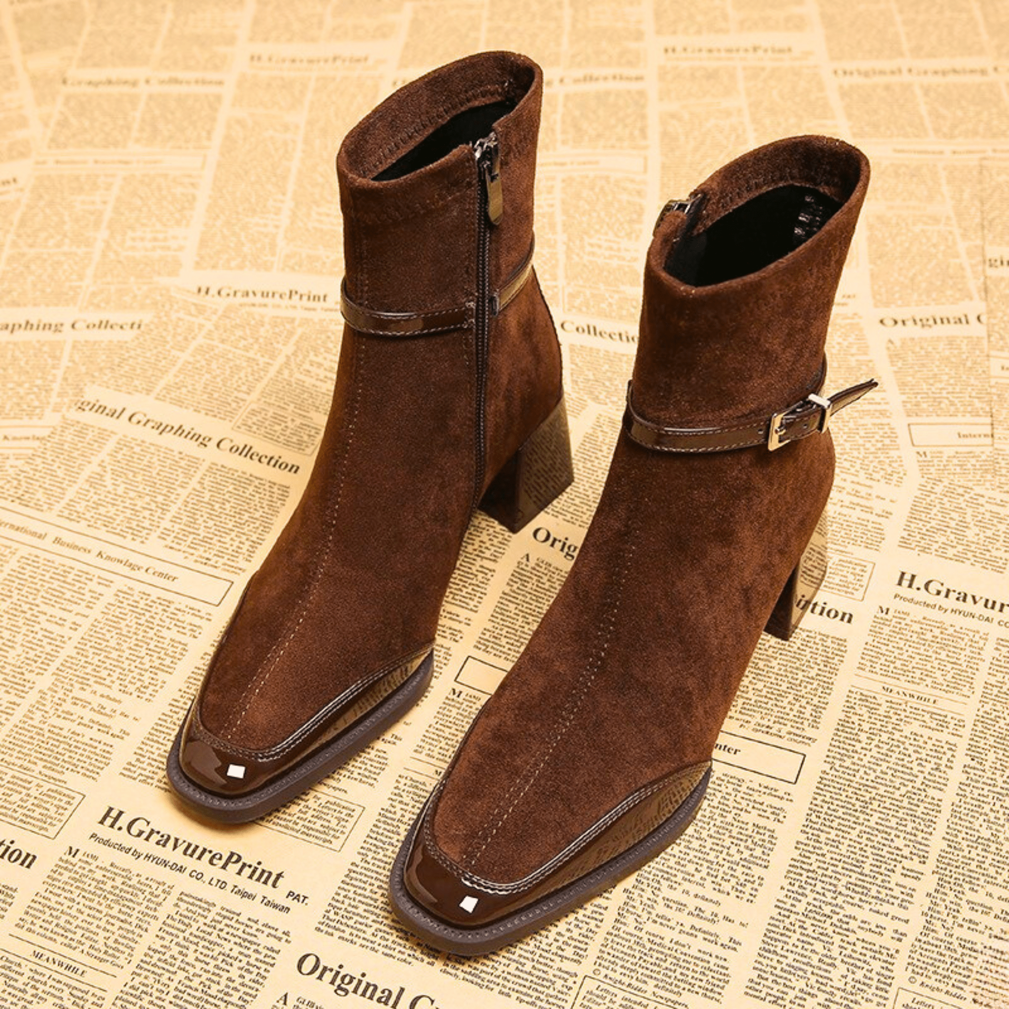 Willoughby Boot | Women's Leather Ankle Boots | Classic Heeled Boots UK