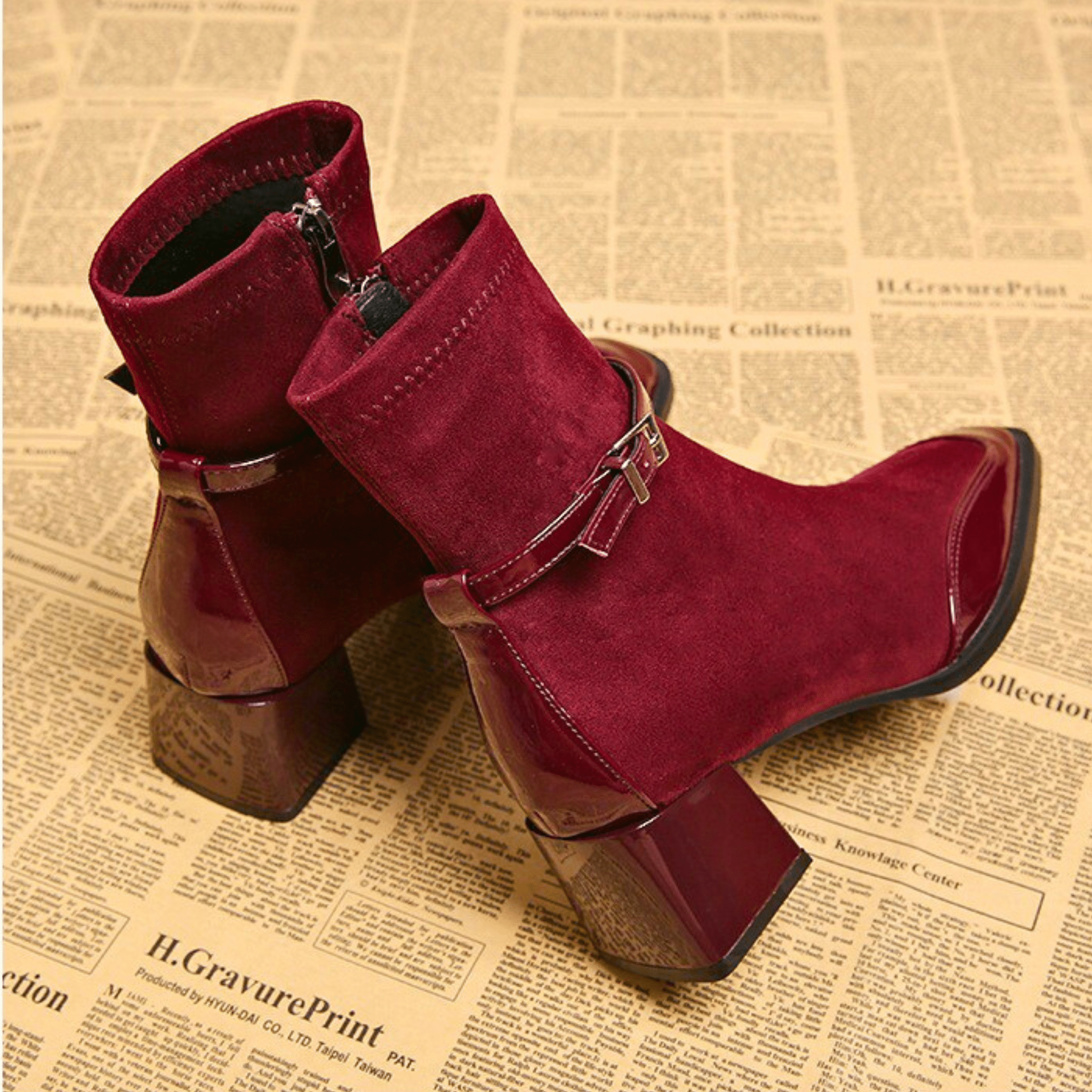 Willoughby Boot | Women's Leather Ankle Boots | Classic Heeled Boots UK