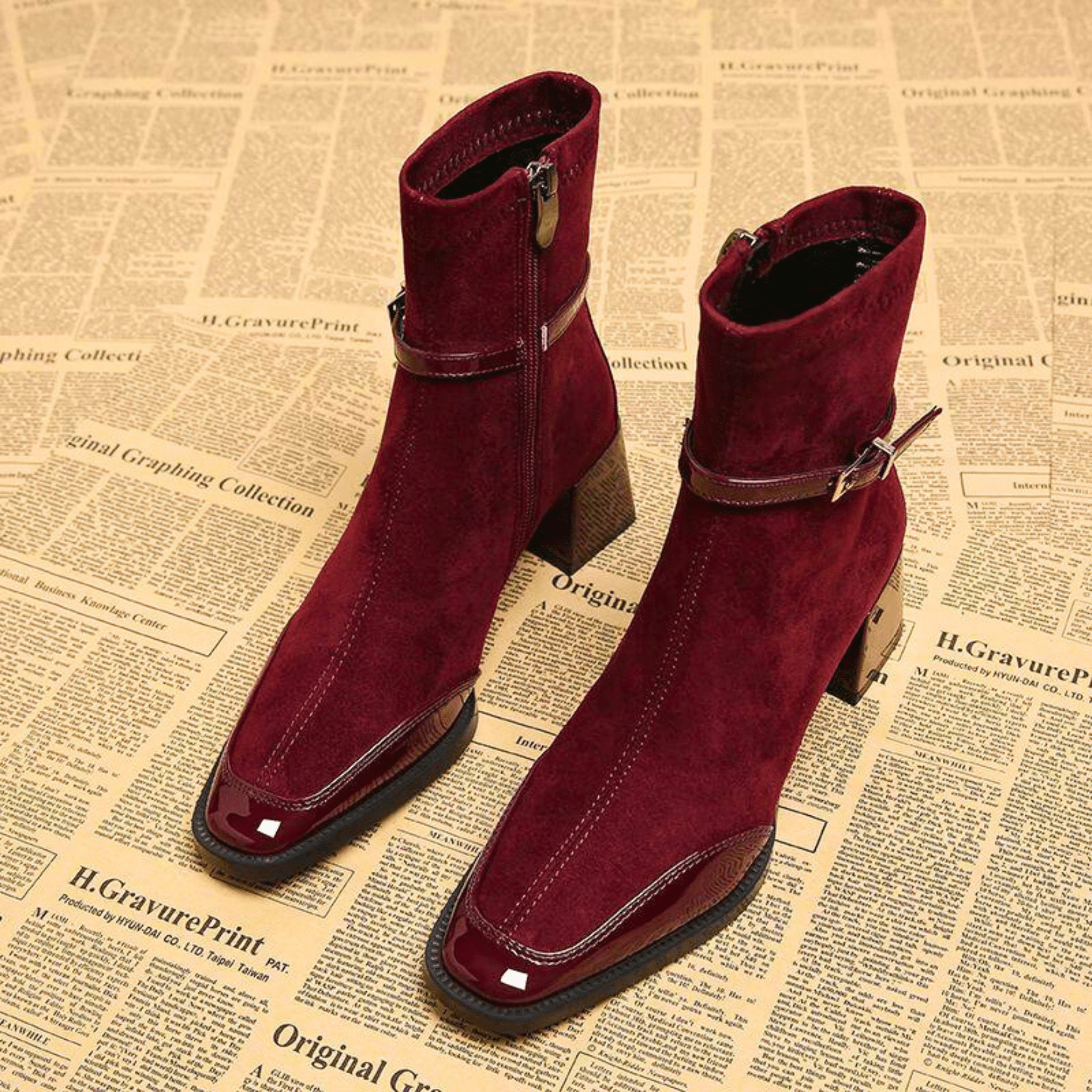 Willoughby Boot | Women's Leather Ankle Boots | Classic Heeled Boots UK