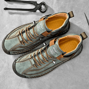 Hutton Artisan Leather Trainers | Men's Genuine Leather Trainers | Smart Casual Fashion Shoes UK