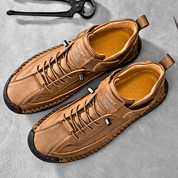 Hutton Artisan Leather Trainers | Men's Genuine Leather Trainers | Smart Casual Fashion Shoes UK