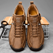 Hutton Artisan Leather Trainers | Men's Genuine Leather Trainers | Smart Casual Fashion Shoes UK