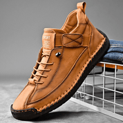 Hutton Artisan Leather Trainers | Men's Genuine Leather Trainers | Smart Casual Fashion Shoes UK