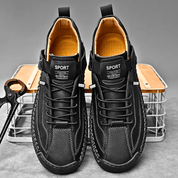 Hutton Artisan Leather Trainers | Men's Genuine Leather Trainers | Smart Casual Fashion Shoes UK