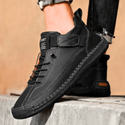 Hutton Artisan Leather Trainers | Men's Genuine Leather Trainers | Smart Casual Fashion Shoes UK