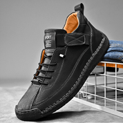 Hutton Artisan Leather Trainers | Men's Genuine Leather Trainers | Smart Casual Fashion Shoes UK