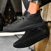 Hutton Artisan Leather Trainers | Men's Genuine Leather Trainers | Smart Casual Fashion Shoes UK