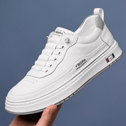 Roderick Leather Trainers | Men's Genuine Leather Trainers | Smart Casual Fashion Shoes UK