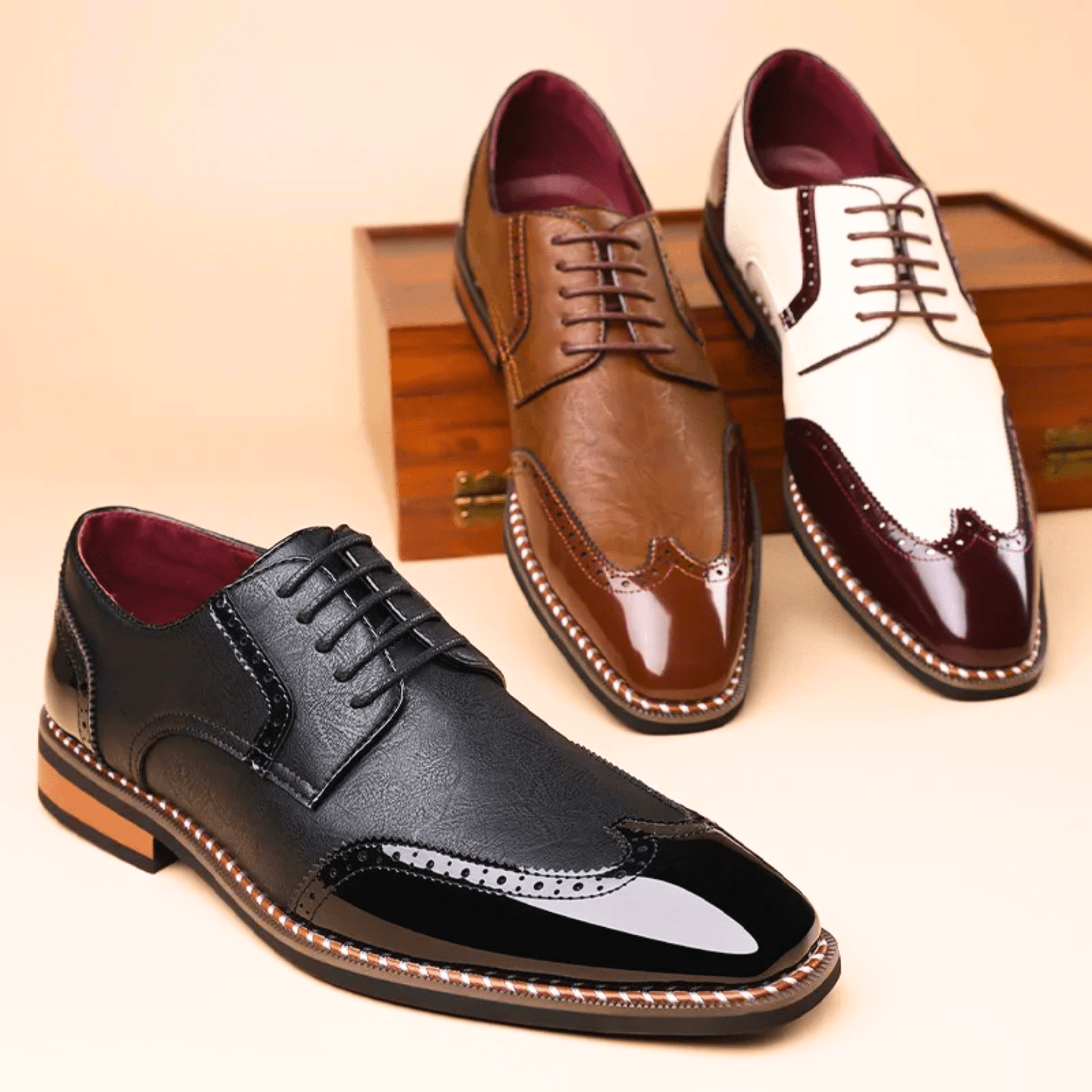 The Graham Brogue | Men's Leather Brogues | Classic Wingtip Oxford Smart Shoes UK