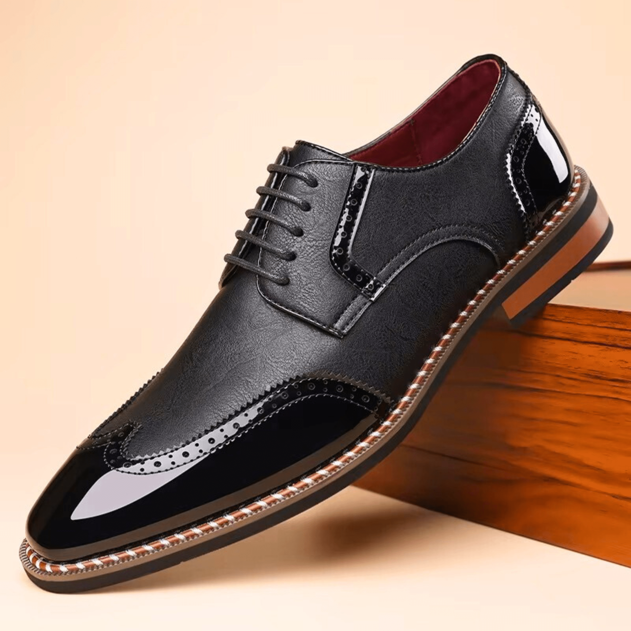 The Graham Brogue | Men's Leather Brogues | Classic Wingtip Oxford Smart Shoes UK