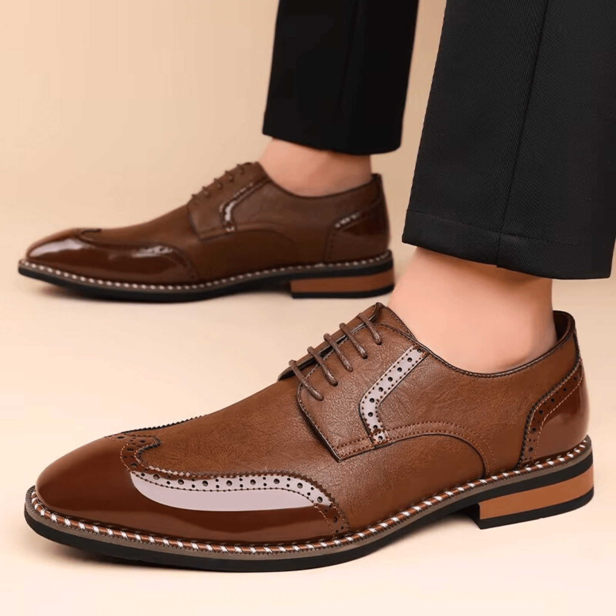The Graham Brogue | Men's Leather Brogues | Classic Wingtip Oxford Smart Shoes UK