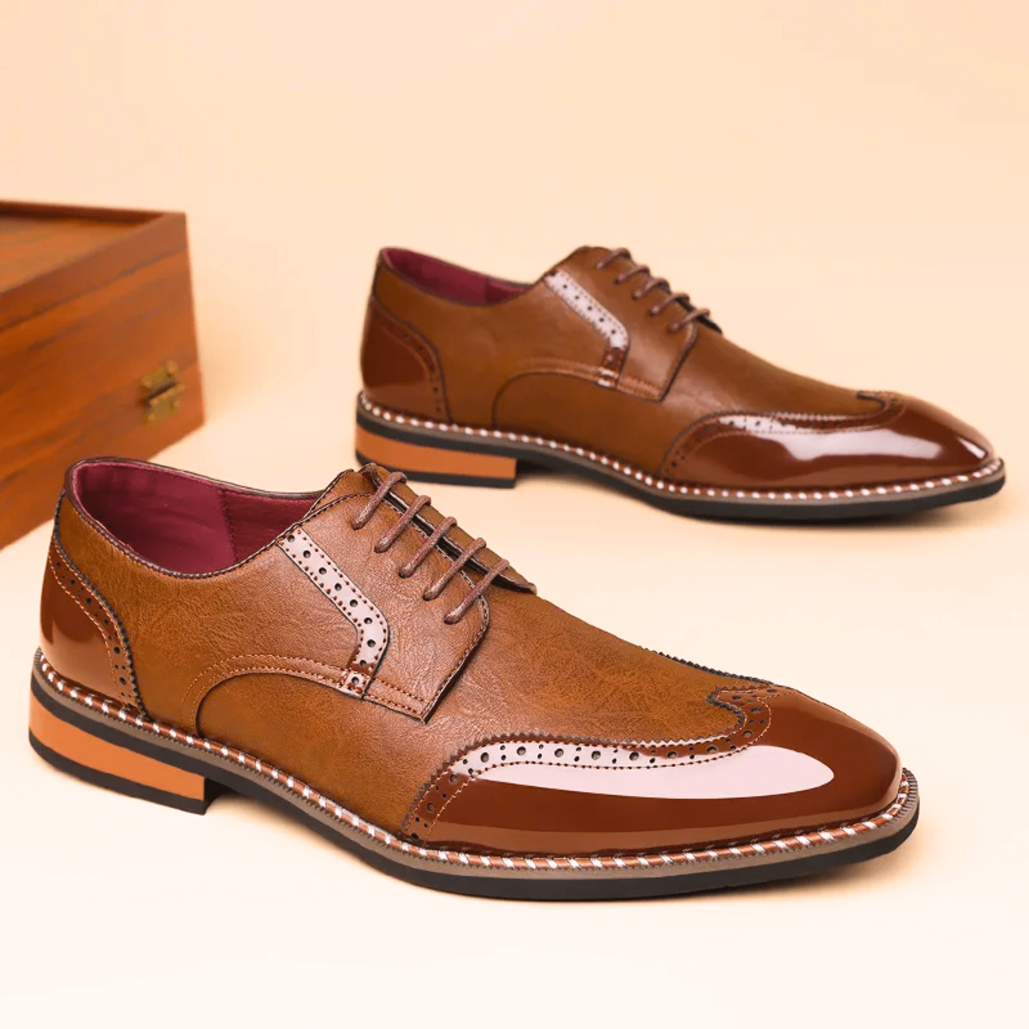 The Graham Brogue | Men's Leather Brogues | Classic Wingtip Oxford Smart Shoes UK