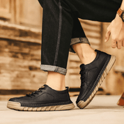 Easton Leather Trainer | Men's Genuine Leather Trainers | Smart Casual Fashion Shoes UK