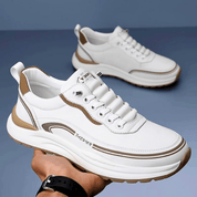 Brixton Leather Trainers | Men's Genuine Leather Trainers | Smart Casual Fashion Shoes UK