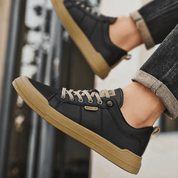 Harrington Leather Trainers | Men's Genuine Leather Trainers | Smart Casual Fashion Shoes UK