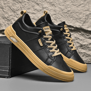 Harrington Leather Trainers | Men's Genuine Leather Trainers | Smart Casual Fashion Shoes UK