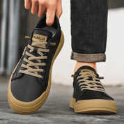 Harrington Leather Trainers | Men's Genuine Leather Trainers | Smart Casual Fashion Shoes UK