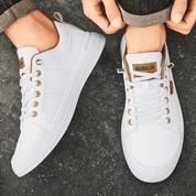 Harrington Leather Trainers | Men's Genuine Leather Trainers | Smart Casual Fashion Shoes UK