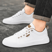Harrington Leather Trainers | Men's Genuine Leather Trainers | Smart Casual Fashion Shoes UK