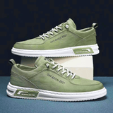 Bancroft Premium Leather Trainers | Men's Genuine Leather Trainers | Smart Casual Fashion Shoes UK