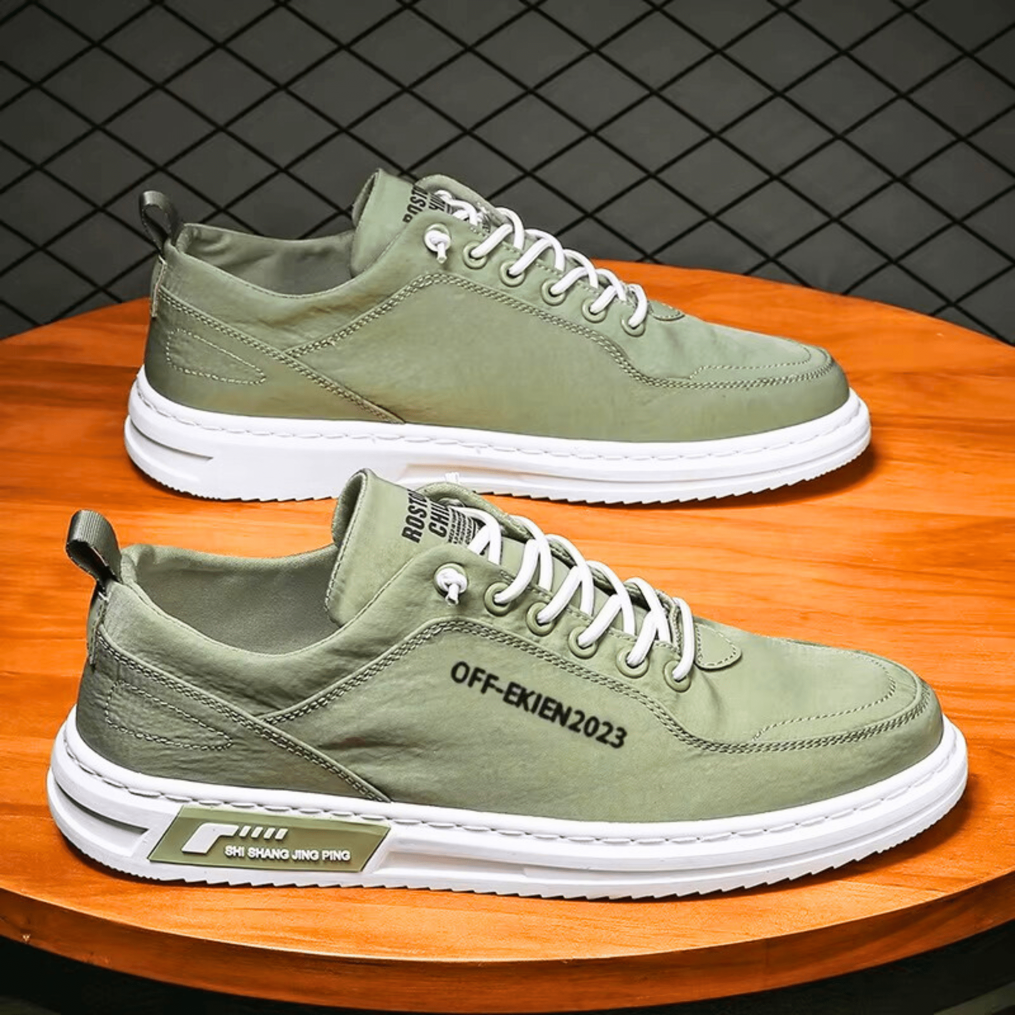 Bancroft Premium Leather Trainers | Men's Genuine Leather Trainers | Smart Casual Fashion Shoes UK