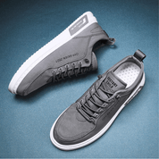 Bancroft Premium Leather Trainers | Men's Genuine Leather Trainers | Smart Casual Fashion Shoes UK