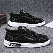 Bancroft Premium Leather Trainers | Men's Genuine Leather Trainers | Smart Casual Fashion Shoes UK