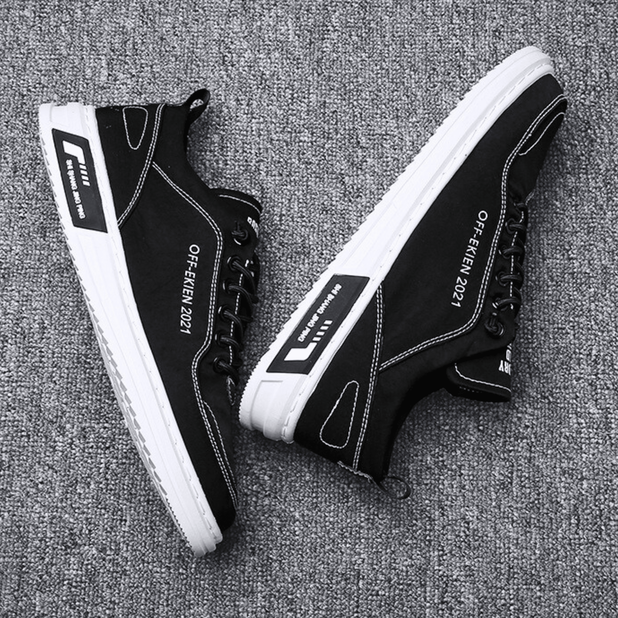 Bancroft Premium Leather Trainers | Men's Genuine Leather Trainers | Smart Casual Fashion Shoes UK