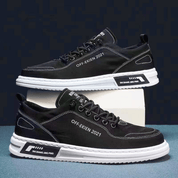 Bancroft Premium Leather Trainers | Men's Genuine Leather Trainers | Smart Casual Fashion Shoes UK