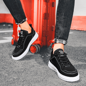 Bancroft Premium Leather Trainers | Men's Genuine Leather Trainers | Smart Casual Fashion Shoes UK