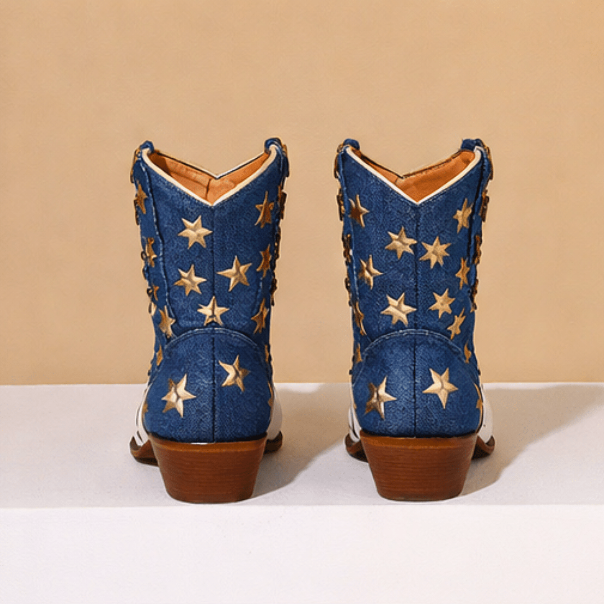 Vivienne Embroidered Western Boots | Women's Western Cowboy Ankle Boots | Vintage Boho Boots UK