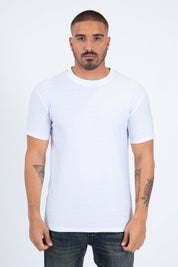 All Over Pattern Graphic Tee | T-Shirt | Men's Cotton White Patterned