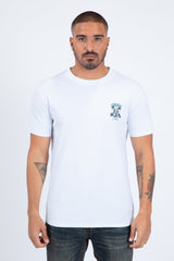 Western Skull Horseshoe Graphic Tee | T-Shirt | Men's Cotton White Western Print