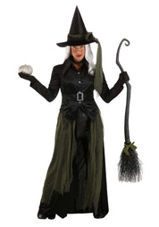 Cool Witch | Halloween Costume | Women's Regular Black Green