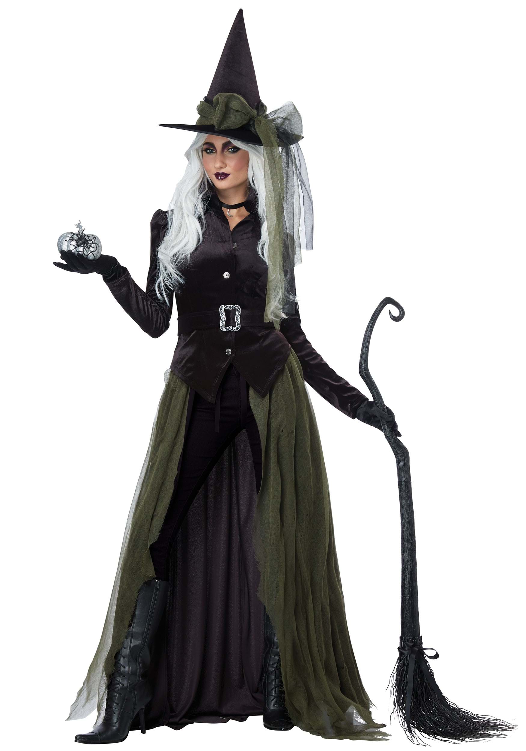 Cool Witch | Halloween Costume | Women's Regular Black Green