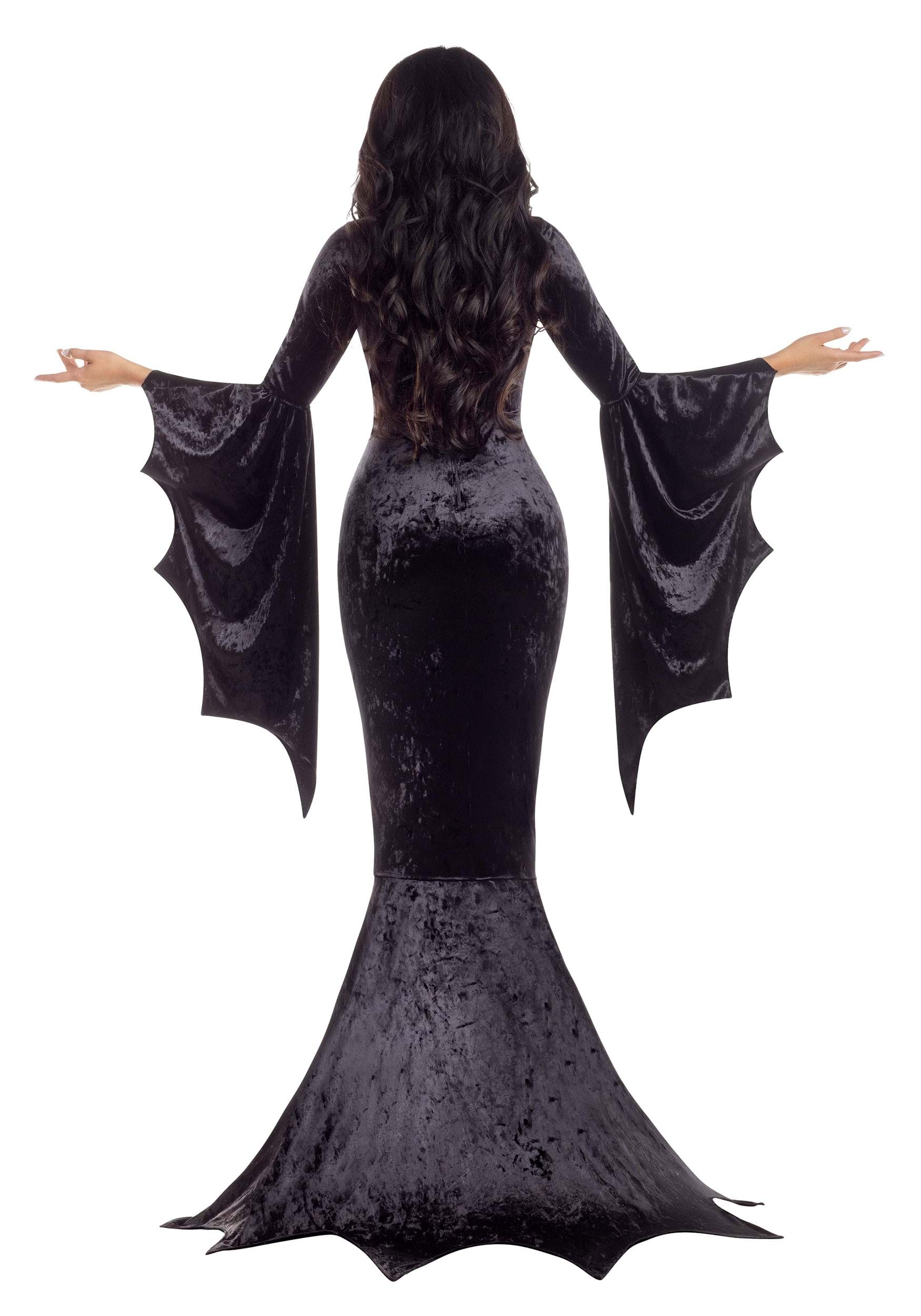 Gothic Spiderweb Gown | Halloween Costume | Women's Regular Black